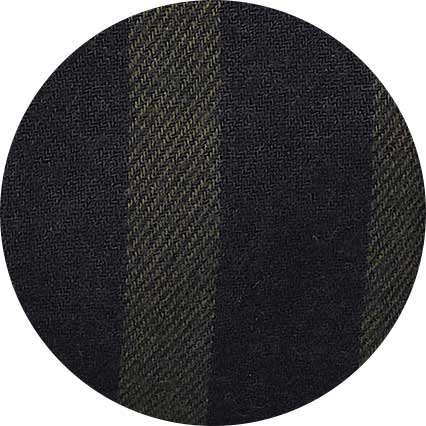 Black Grey Brushed Cotton Twill Striped Pyjamas - Image 5