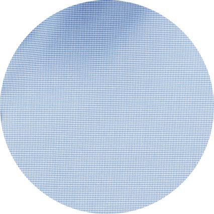 Blue Dobby Slim Fit Smart-Casual Shirt - Single Cuff - Image 6