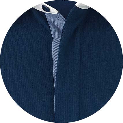 Blue Heavyweight Cotton Jersey Rugby Shirt - Image 5
