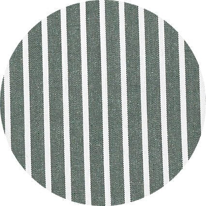 Dark Green Reverse Stripe Classic Fit Shirt With White Collar & Cuffs - Image 7