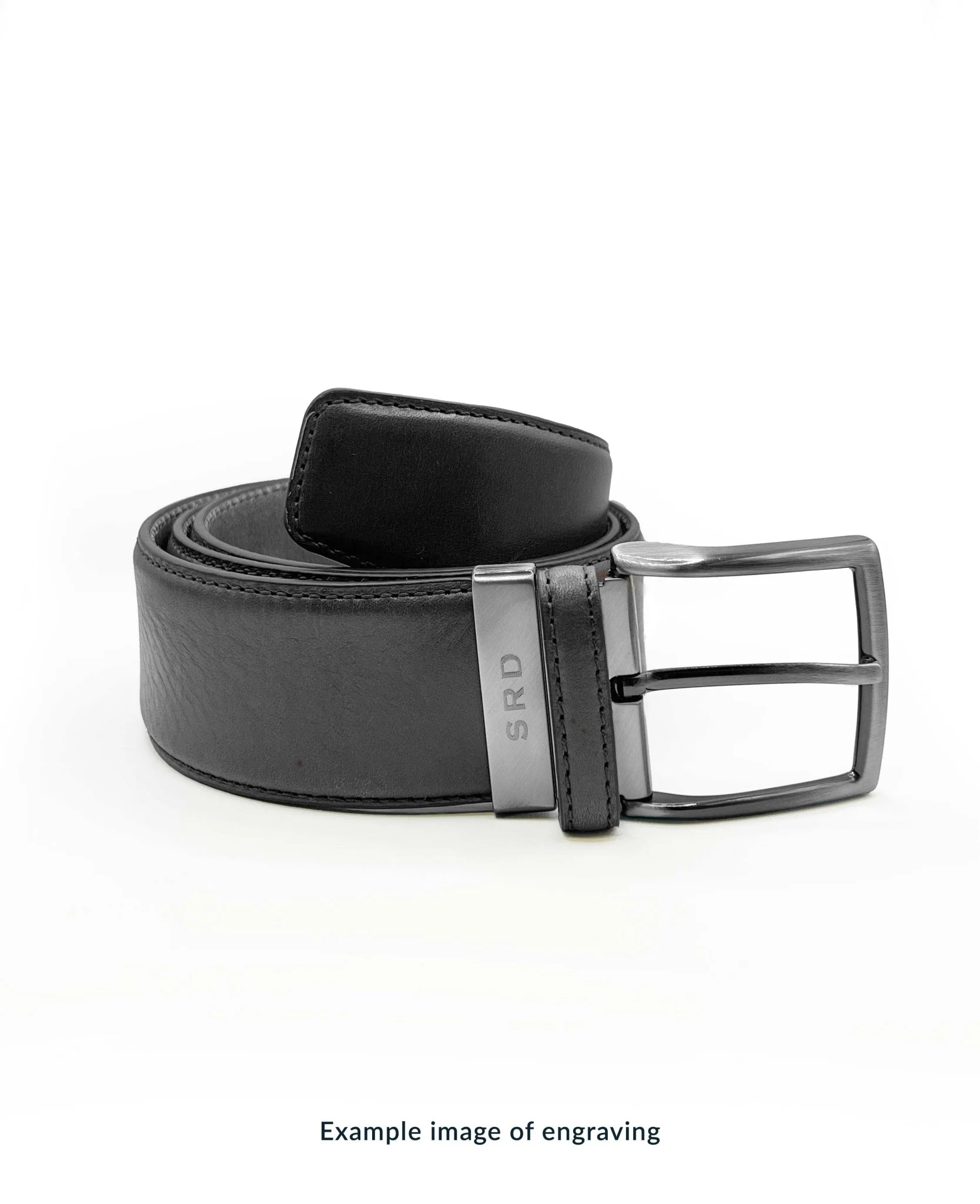 Dark Grey Suede Belt - Image 4