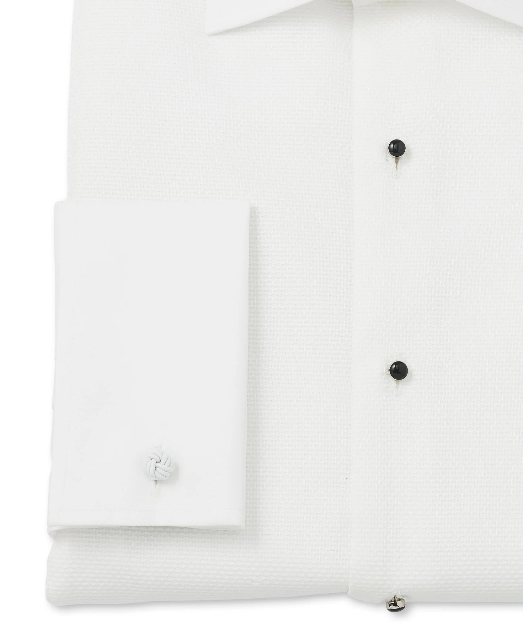 White Marcella Bib Front Dinner Shirt & Dress Stud Set - Image 6