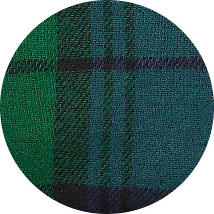 Green Blue Brushed Cotton Twill Window Check Pyjamas - Image 5