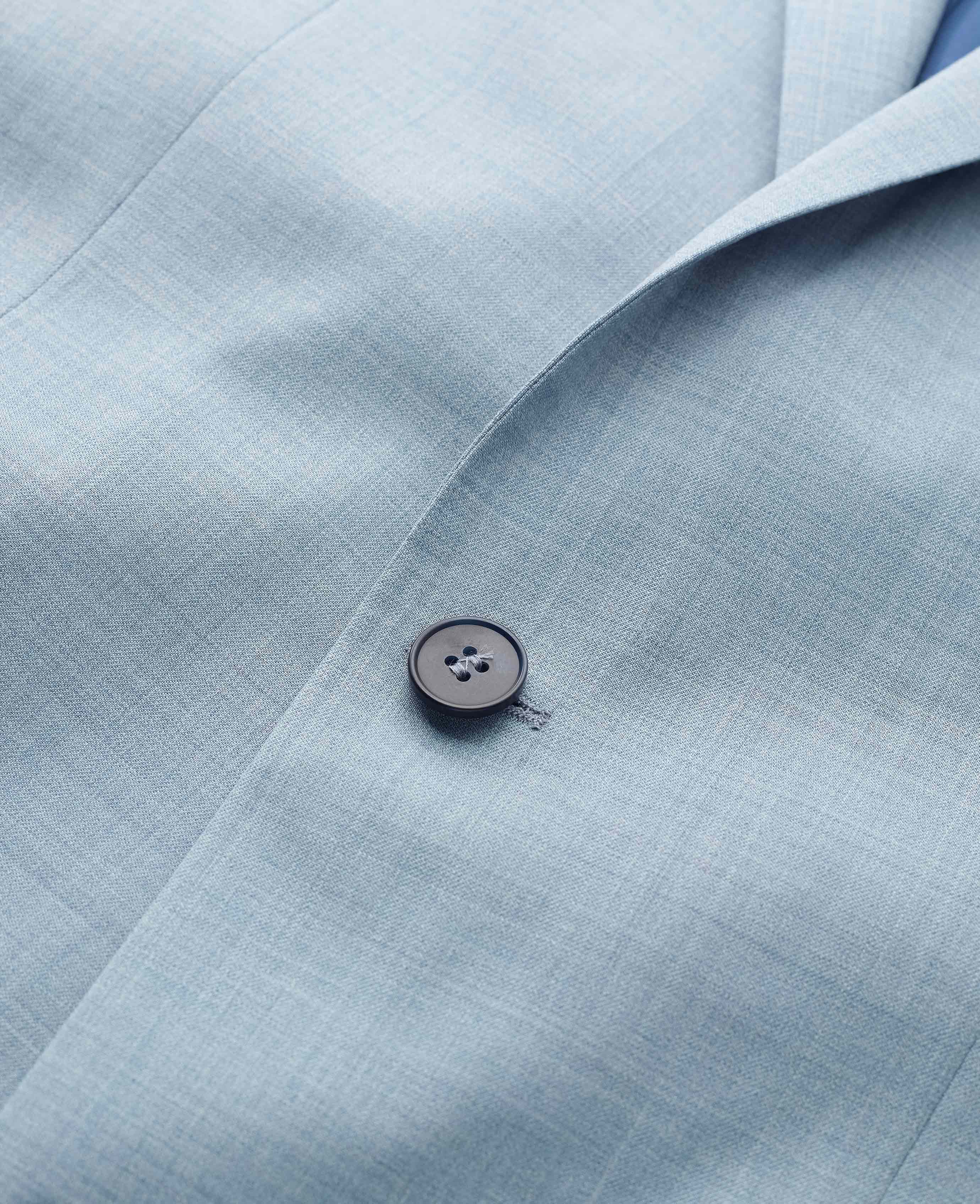 Light Blue Wool-Blend Tailored Suit - Image 4