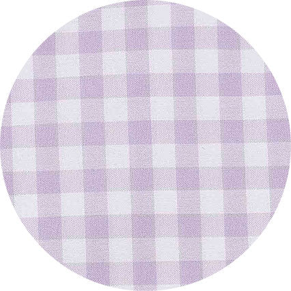 Lilac Cotton Gingham Check Slim Fit Formal Shirt - Single Cuff - Image 6