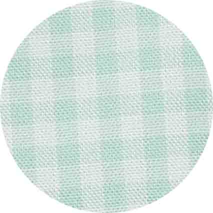 Mint Green Gingham Check Classic Fit Button-Down Shirt - Image 3