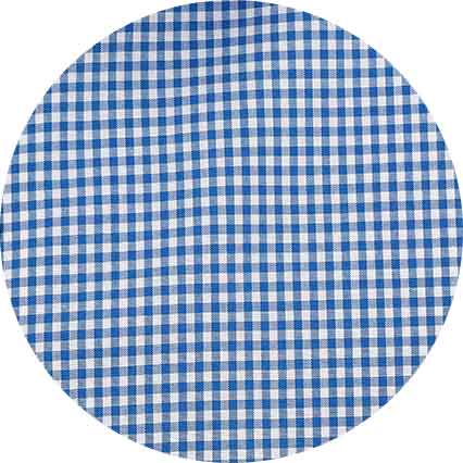Navy Cotton Gingham Slim Fit Formal Shirt - Single Cuff - Image 6