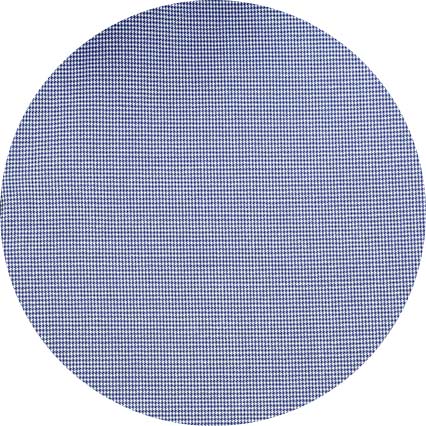 Navy Cotton Micro Dobby Slim Fit Smart-Casual Shirt - Single Cuff - Image 6