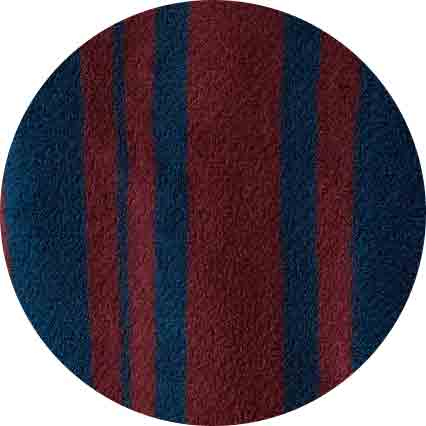 Navy Multi Stripe Super Soft Fleece Dressing Gown - Image 8