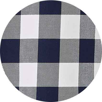 Navy White Bold Check Button-Down Shirt [RTC] - Image 8