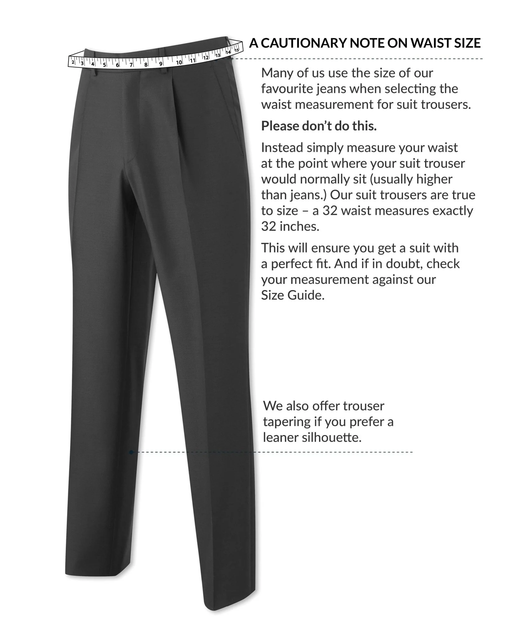 Navy Wool-Blend Suit Trousers - Image 3